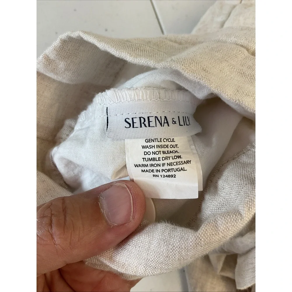 Serena and Lily 100% Linen pillow cover sham 24